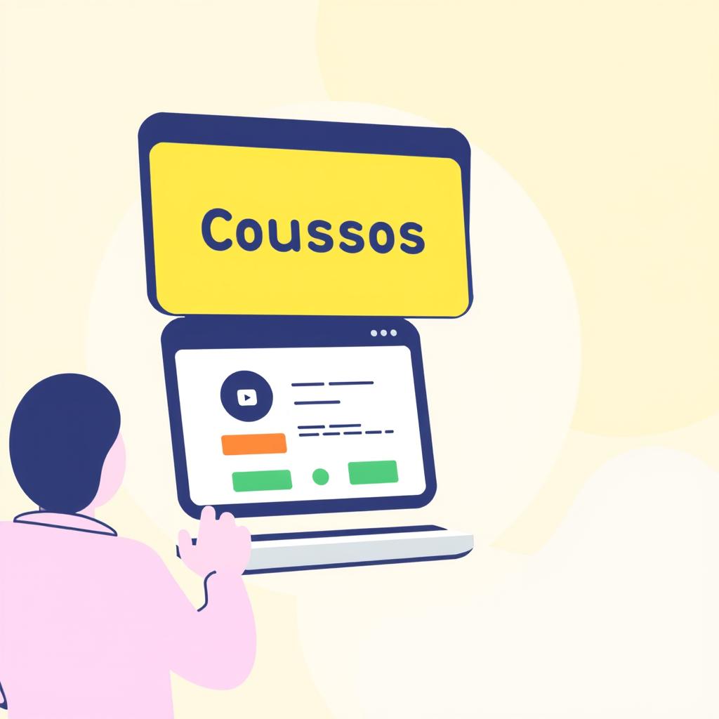 Interface de uma ferramenta de criação de cursos online com recursos de inteligência artificial.