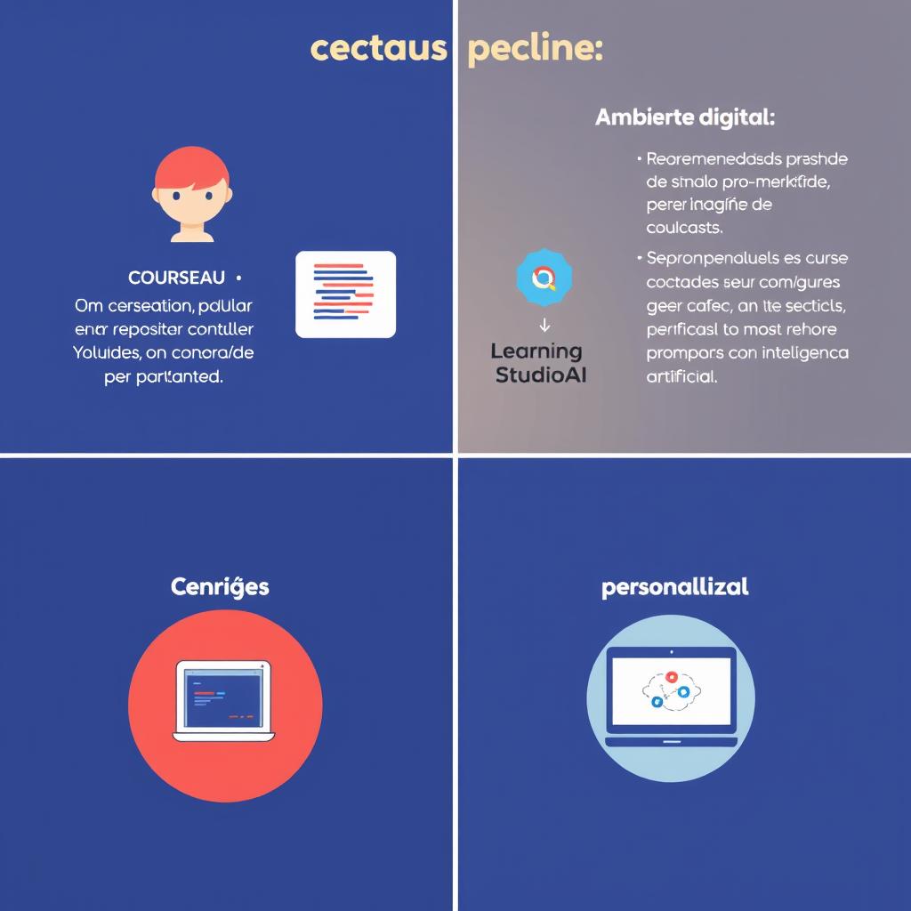 Plataformas de criação de cursos online com foco em inteligência artificial e reaproveitamento de conteúdo.