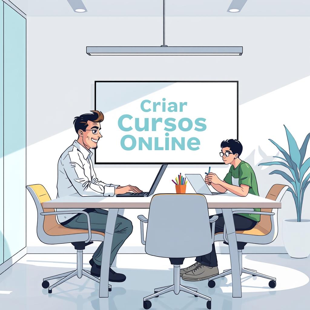 Plataformas de criação de cursos online com inteligência artificial e recursos inovadores.