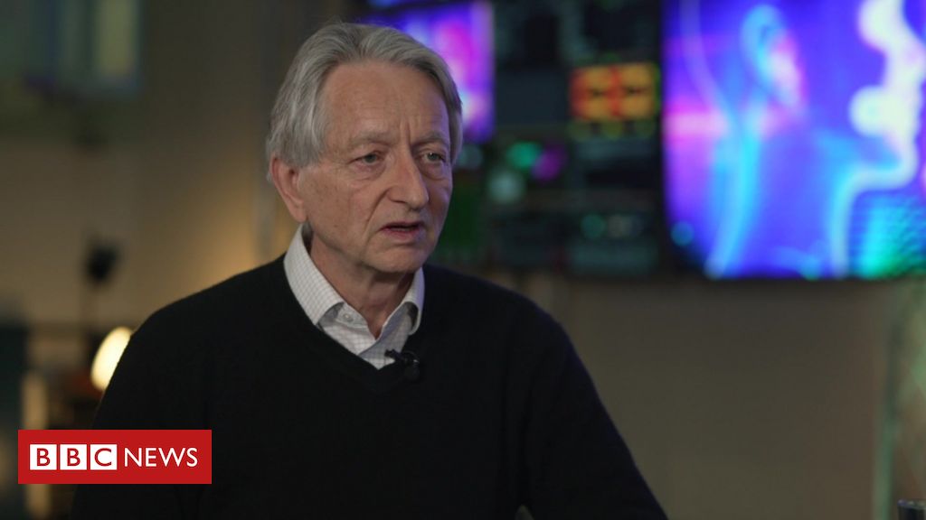 Geoffrey Hinton e John Hopfield, vencedores do Prêmio Nobel de Física, discutindo aprendizado de máquina e inteligência artificial.