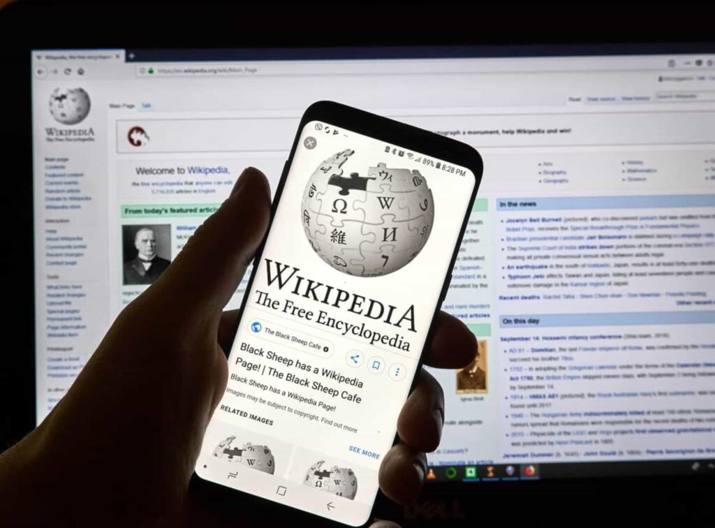 Editor da Wikipedia revisando conteúdo gerado por inteligência artificial para garantir a precisão das informações.